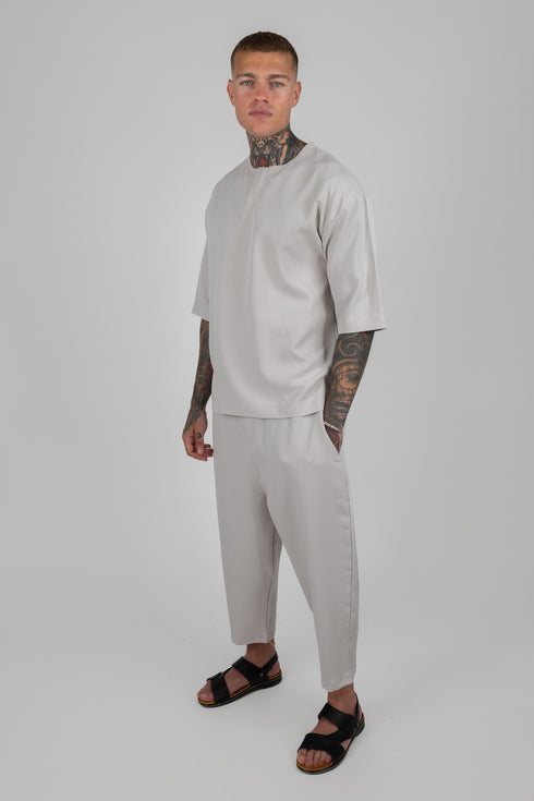 Aegean Breeze Set - Oversized T-Shirt/Balloon Pants